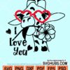 Valentine Love giraffe quote svg