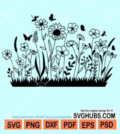 Wildflowers svg