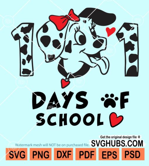 101 Days of school svg