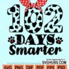 102 Days smarter svg