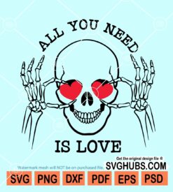 All you need is love svg