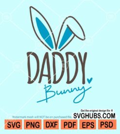 Daddy bunny svg