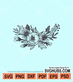 Floral bouquet svg