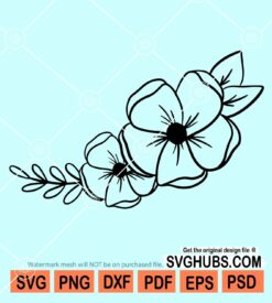 Floral bouquet svg