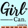 Girl can svg