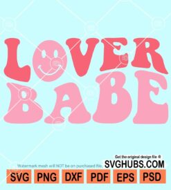 Lover babe retro svg