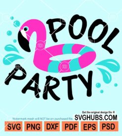 Pool party svg