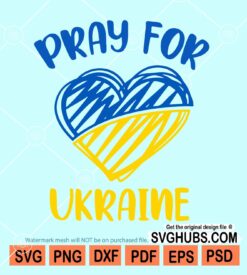 Pray fo Ukraine SVG