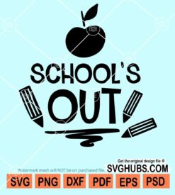 School's out svg