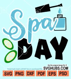 Spa day svg