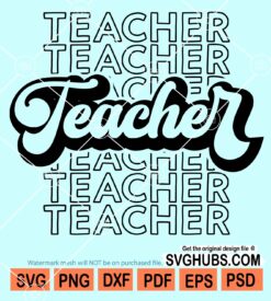 Teacher mirror svg