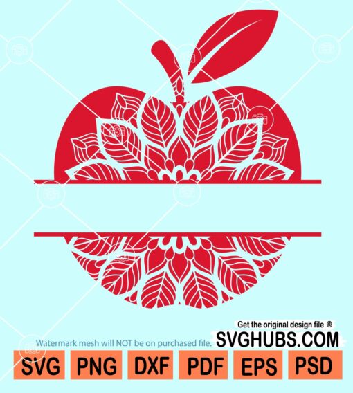 Apple split frame svg