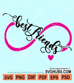 Best friends svg