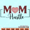 Buffalo plaid mom hustle svg