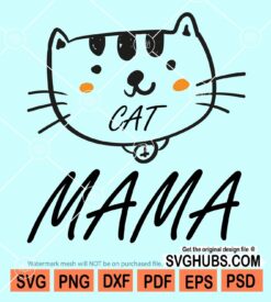 Cat mama svg