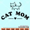 Cat mom svg