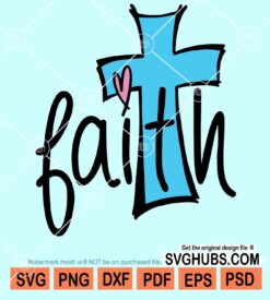 Faith cross svg