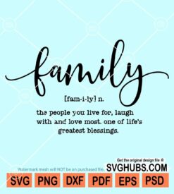 Family definition svg