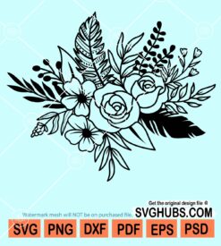 Flower Bouquet svg