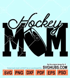 Hockey mom svg