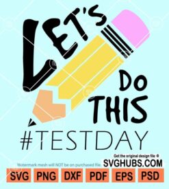 Let's do this #testday svg