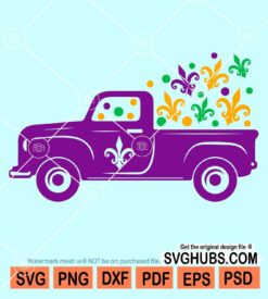 Mardi gras truck svg