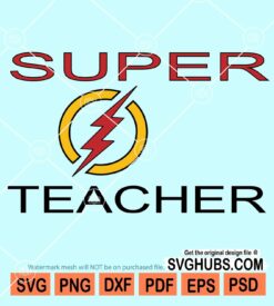 Super teacher svg