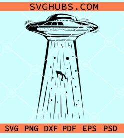 Alien abduction svg