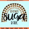 Brown sugar rainbow SVG