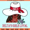 Delta's girls loyal svg