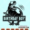 Dinosaur Birthday Boy Svg