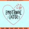 Emotional Eater Dog Bandana SVG