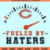 Fueled by haters Chicago bears fuel gas gauge svg