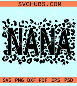 Leopard nana svg