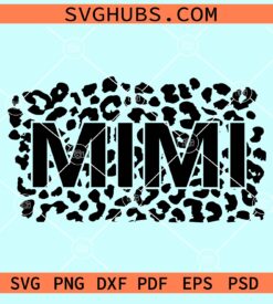 Mimi leopard svg