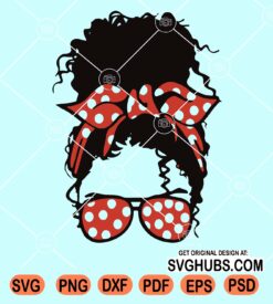 Mom Life Red Polka Dots Svg