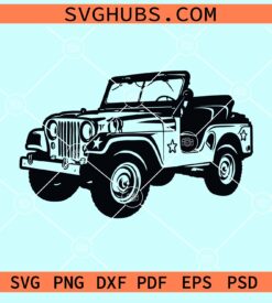 Willy's Jeep classic car svg