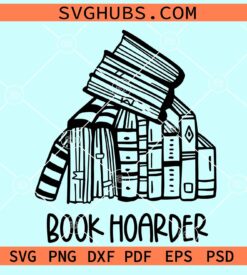 Book hoarder svg