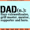 Dad definition svg