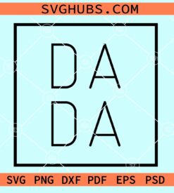 Dada square frame svg