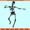 Dancing skeleton svg