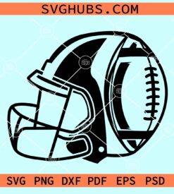 Football helmet svg