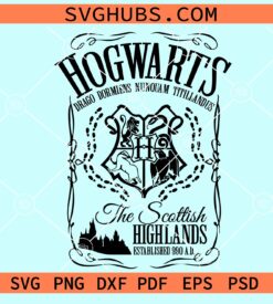 HP Hogwarts SVG