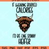 If swearing burned calories I'd be one skinny heifer svg