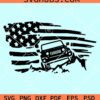 Jeep American flag svg