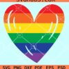 LGBT Heart Svg