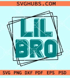 Lil bro square frame svg