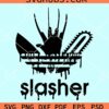 Slasher halloween svg