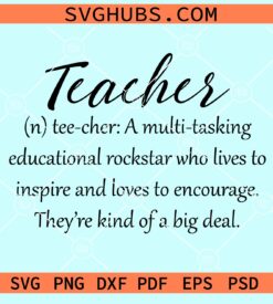 Teacher definition svg