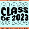 Class of 2023 retro stacked svg